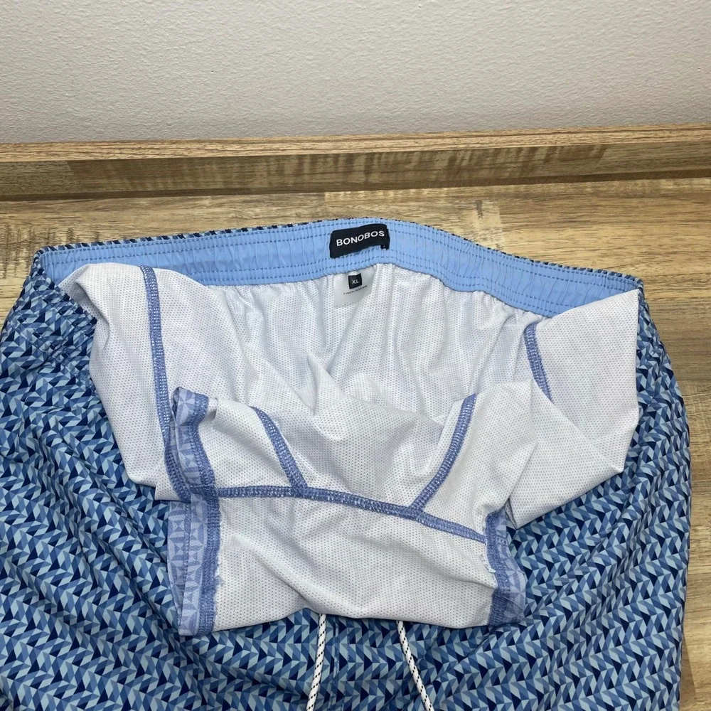 Bonobos Mens Blue Geometric Print 7
